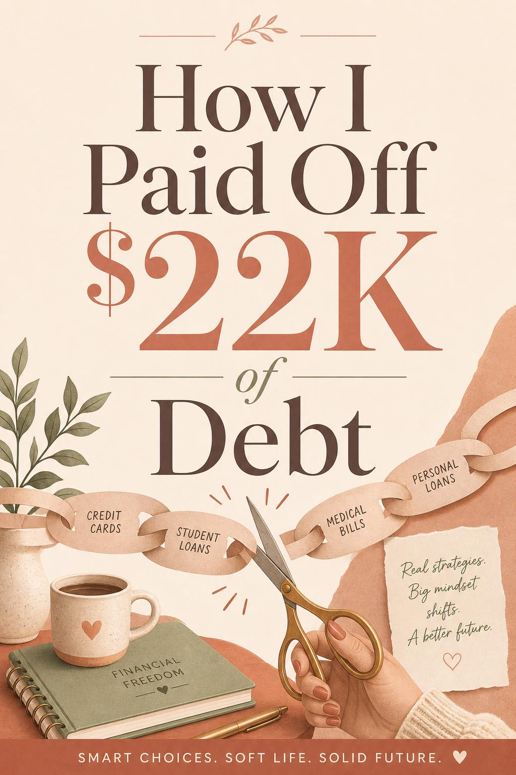 How I Paid Off 22K of Debt Pinterest pin