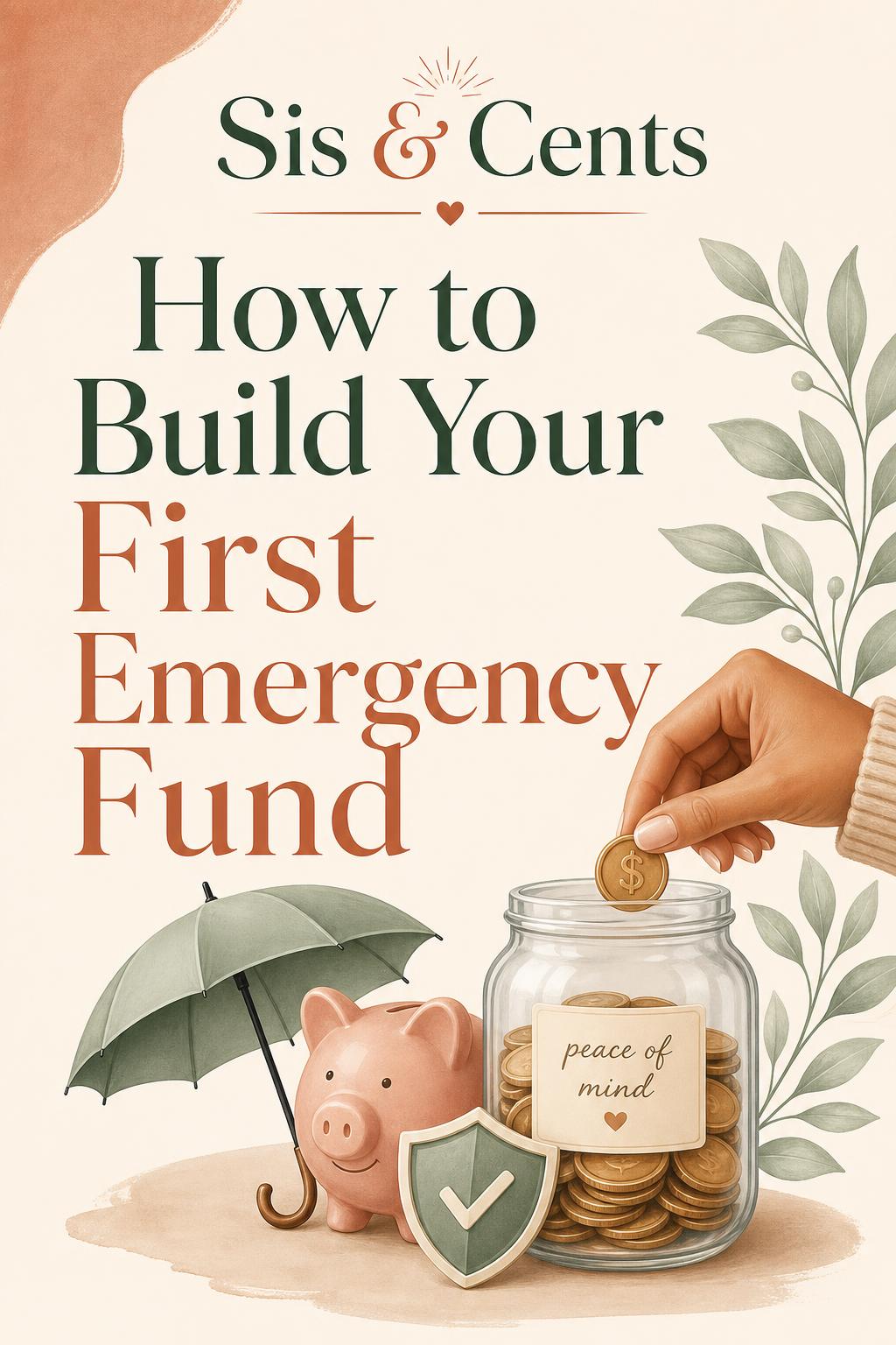 How to Build Your First Emergency Fund Pinterest pin