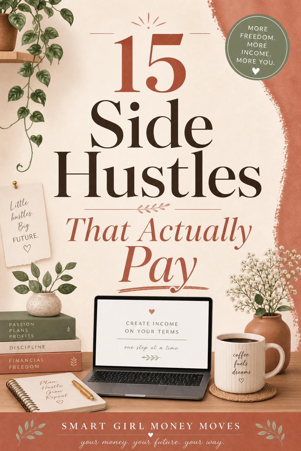 15 Side Hustles That Actually Pay Pinterest pin